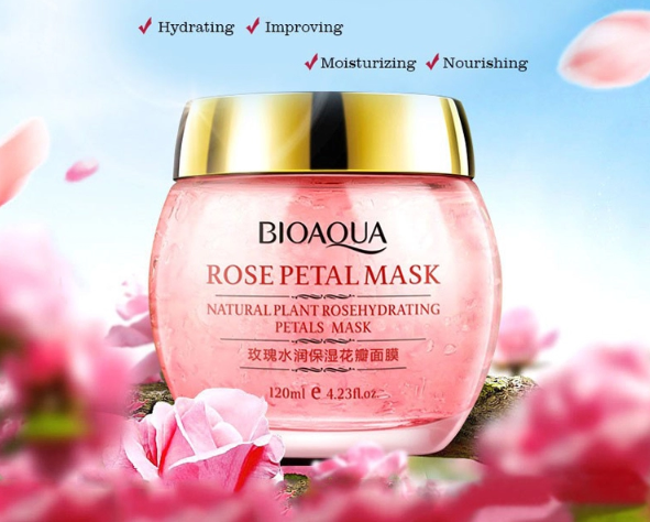 Rose Petal Infused Night Therapy- Gel Overnight Sleep Mask