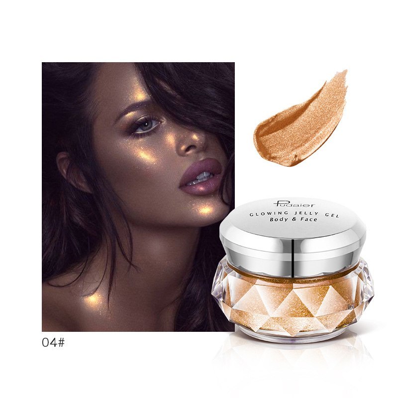 Pudaier Prismatic Glowing Jelly Gel Highlighter - Body & Face