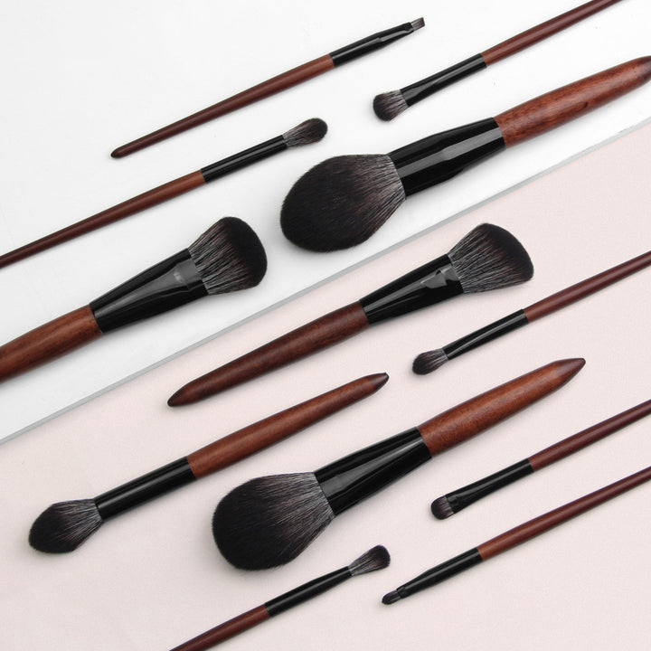 Noir Necessities - 12 Professional Makeup Brush Set