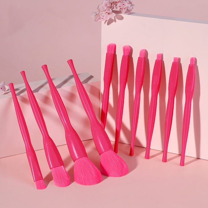 The Ultimate Retro-Inspired Collection: Candy Colour Makeup Brush Set