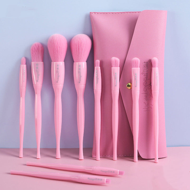 The Ultimate Retro-Inspired Collection: Candy Colour Makeup Brush Set