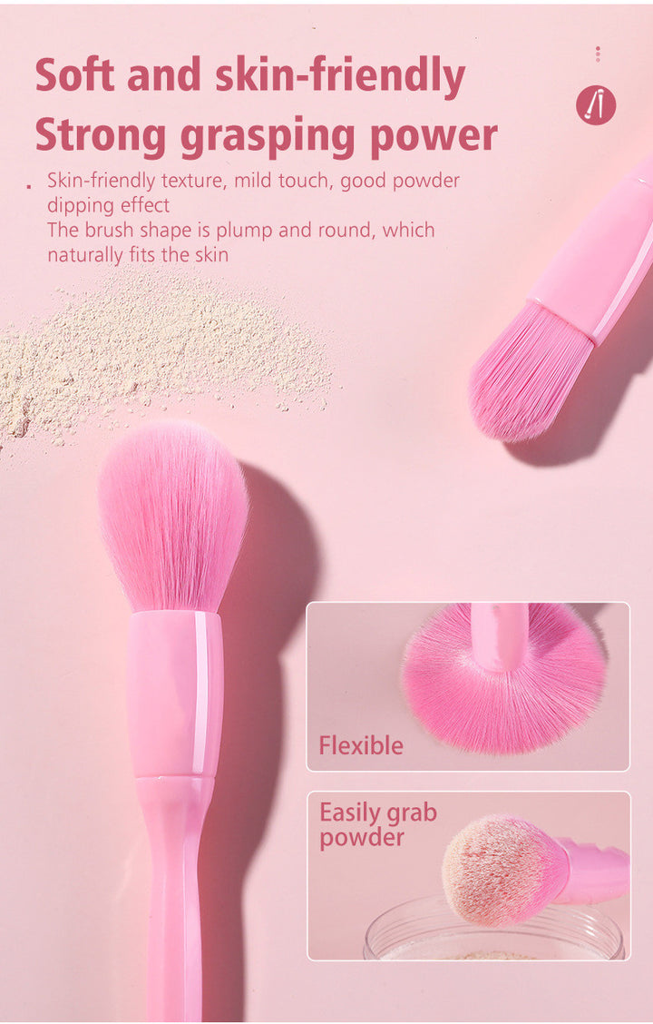 The Ultimate Retro-Inspired Collection: Candy Colour Makeup Brush Set