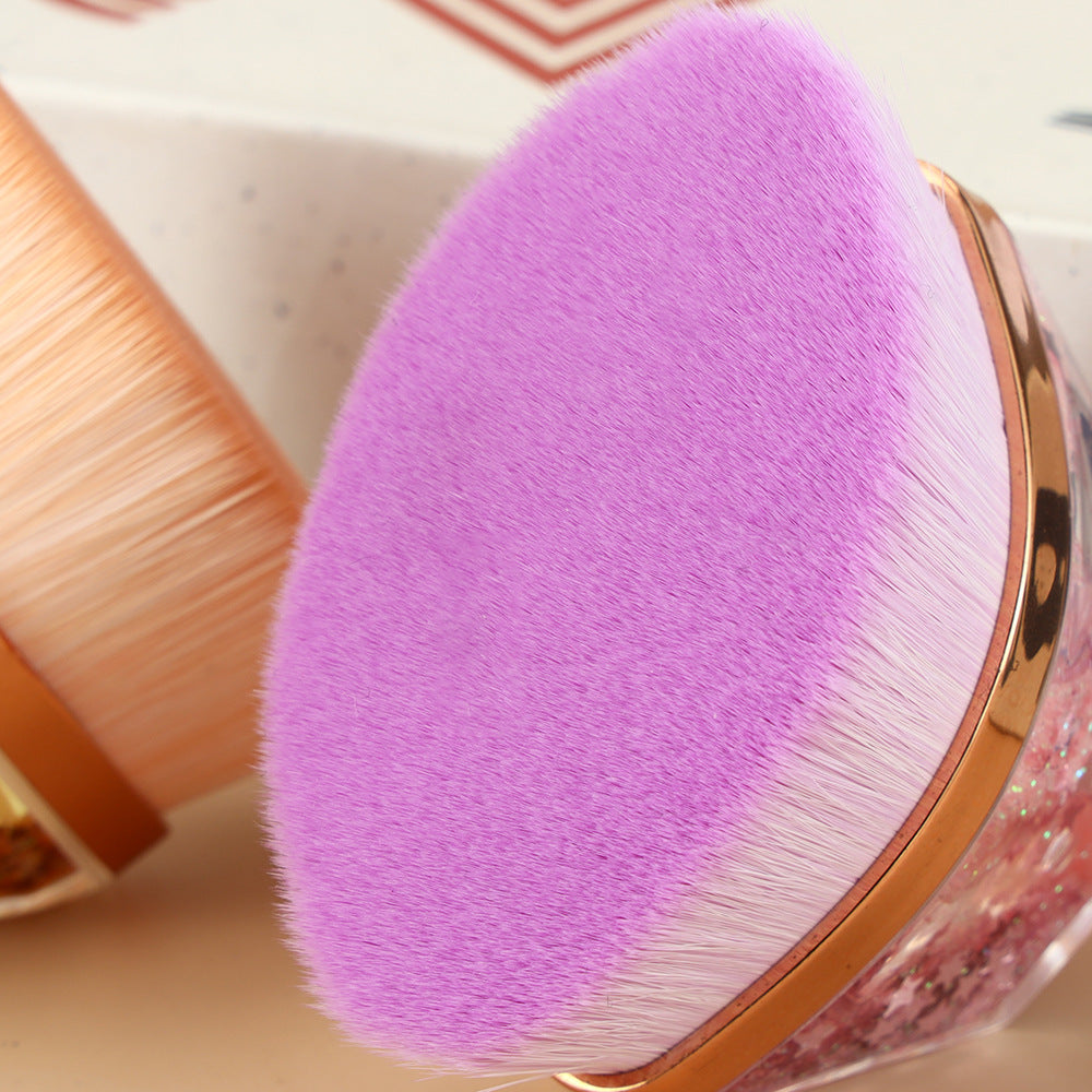 The Ultimate Beauty Essential Kabuki Brush With Quicksand Handle