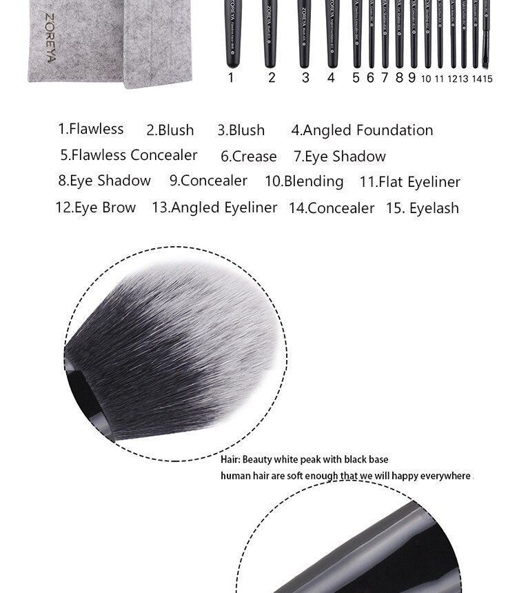 The Flawless Face Whisperer - Professional Makeup Brush Set