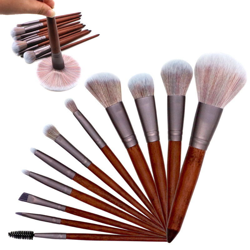 The Glam Precision Collection - 11 Piece High-Quality Makeup Brush Set