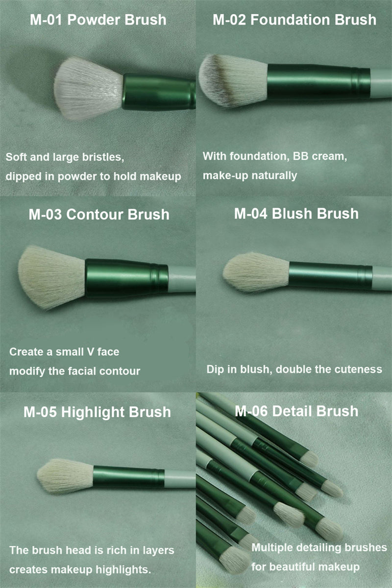 13 Essentials - The Vibrant Makeup Brushes Collection