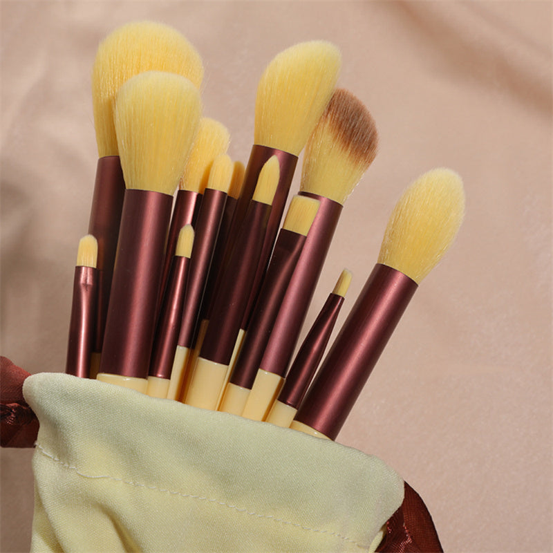 13 Essentials - The Vibrant Makeup Brushes Collection