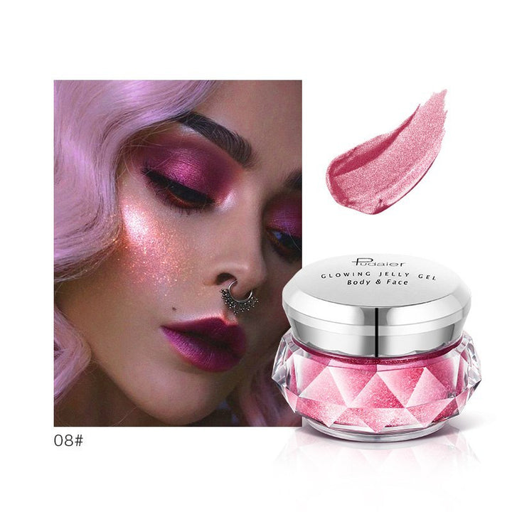 Pudaier Prismatic Glowing Jelly Gel Highlighter - Body & Face