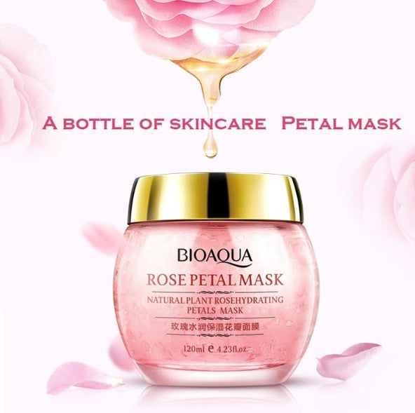 Rose Petal Infused Night Therapy- Gel Overnight Sleep Mask