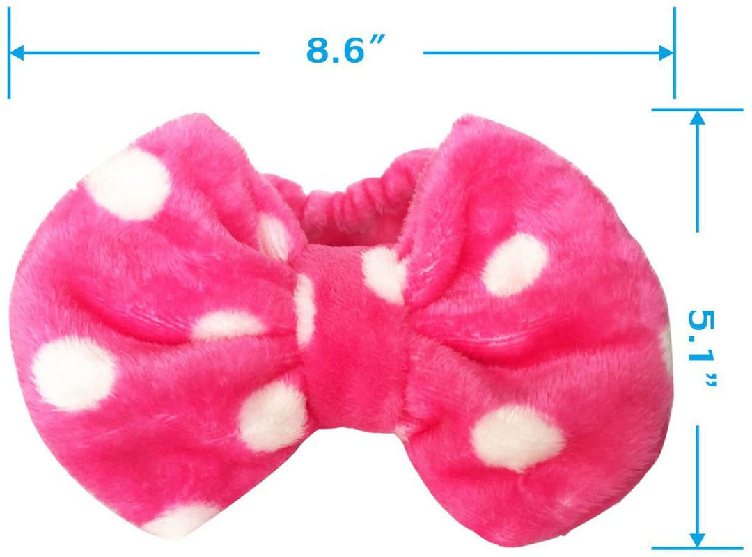 Bow & Beyond - Flannel Hair Band with a Big Bow