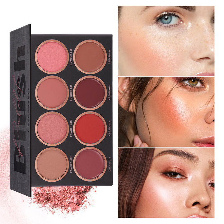 Timeless Blush Radiance Palette - Eight-Color Blush Disc