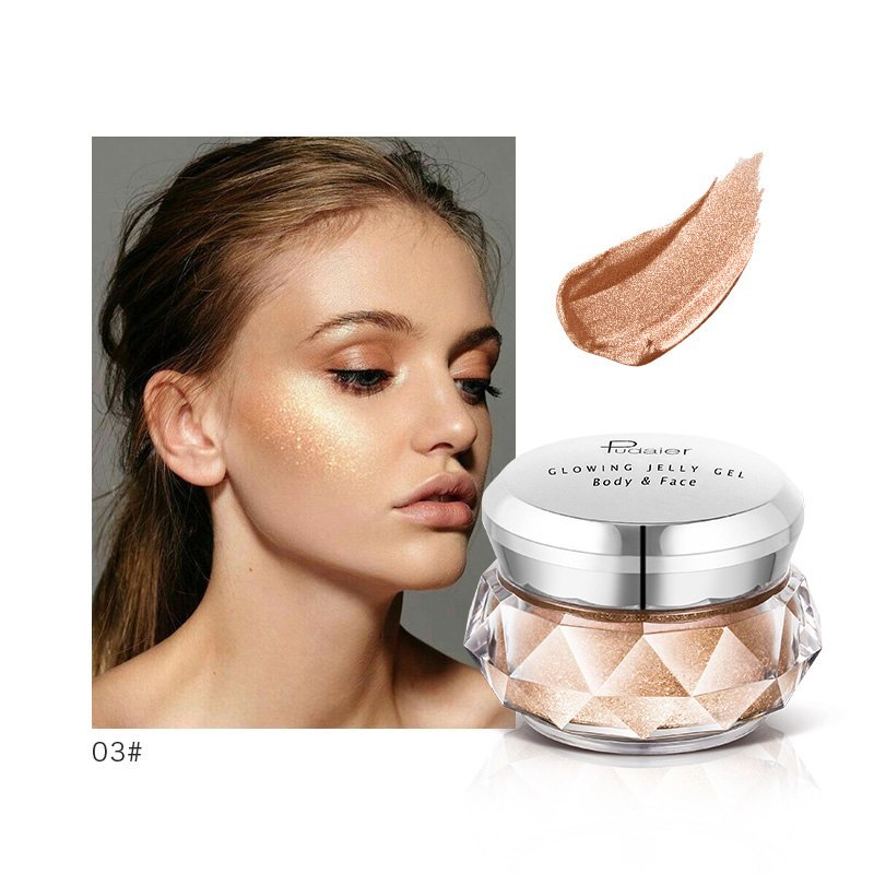 Pudaier Prismatic Glowing Jelly Gel Highlighter - Body & Face