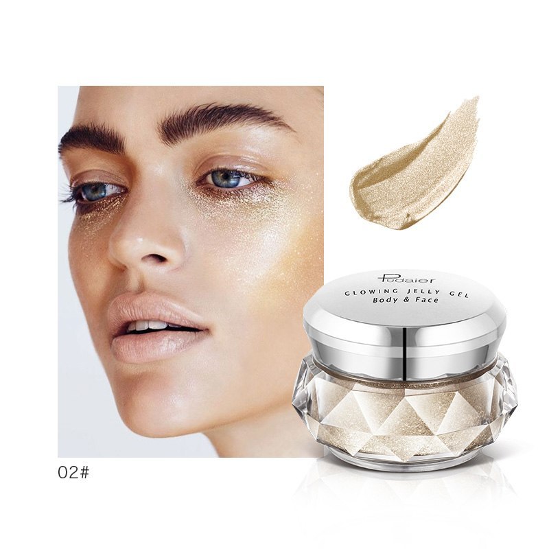 Pudaier Prismatic Glowing Jelly Gel Highlighter - Body & Face