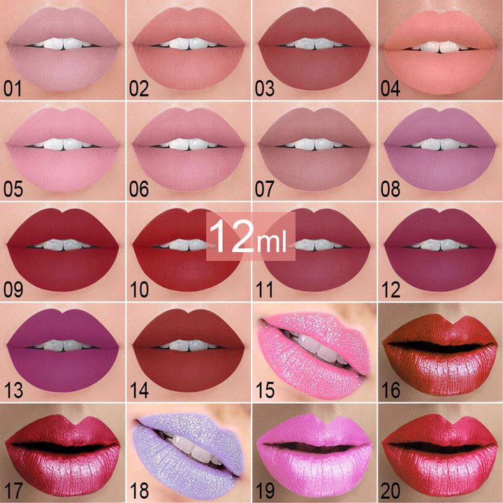 20 Shades of Chic - Matte & Gloss Liquid Lipstick Collection