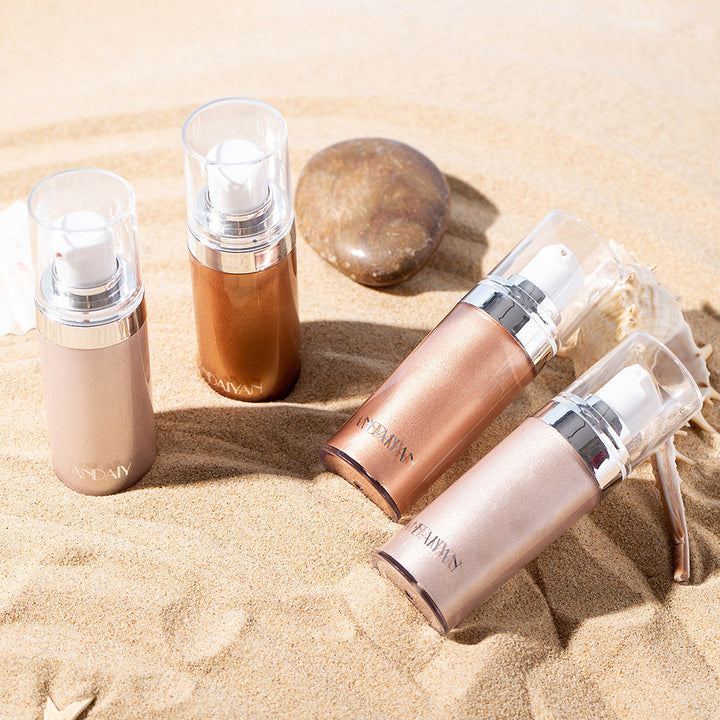 An All-Over Body & Face Luxury Liquid Luminizer and Highlighter