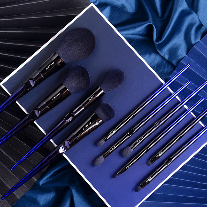 The Decadent Blue Makeup Brush Set