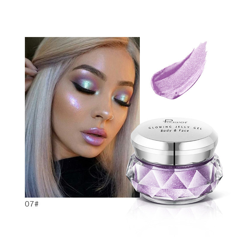 Pudaier Prismatic Glowing Jelly Gel Highlighter - Body & Face