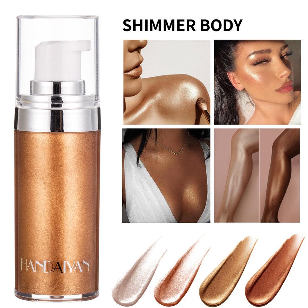 An All-Over Body & Face Luxury Liquid Luminizer and Highlighter