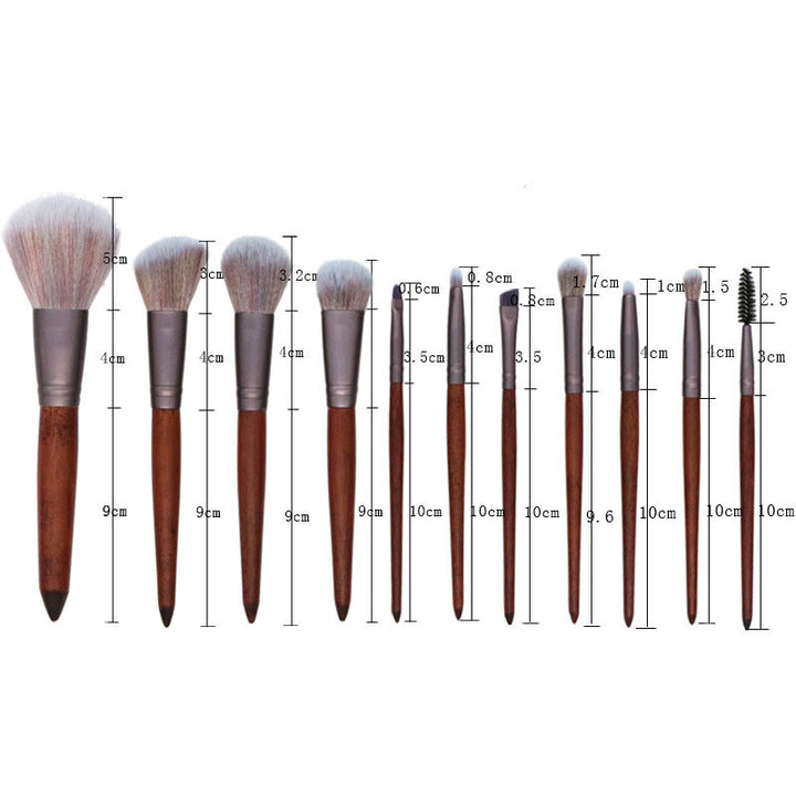 The Glam Precision Collection - 11 Piece High-Quality Makeup Brush Set