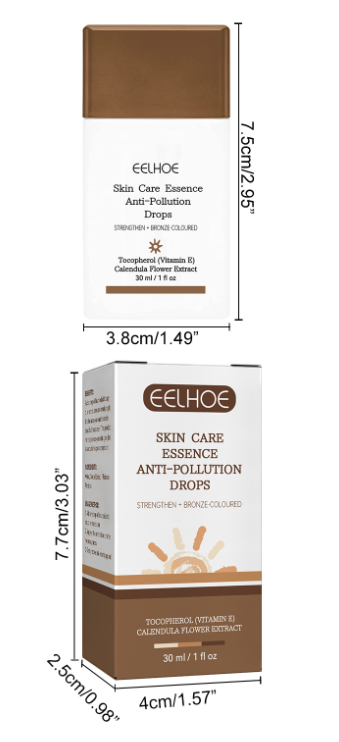 EELHOE Skin Care Essence Anti-Pollution Drops - Self-Tanning Bronzing Liquid