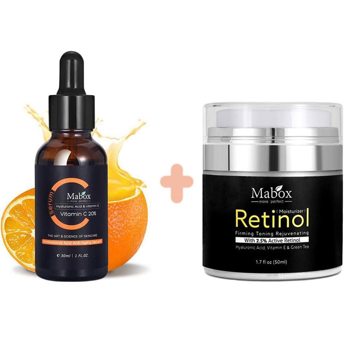 Mabox Retinol Firming Moisturiser and Anti-Aging Serum