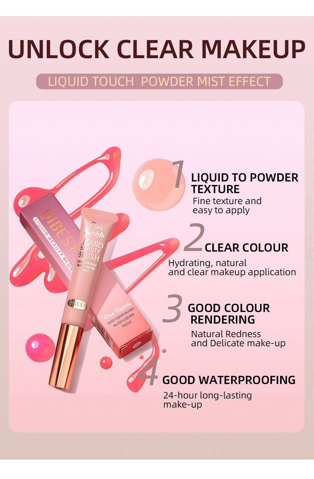 Hydrating Liquid Powder Blush: Multi-Function Makeup for a Gorgeous Glow