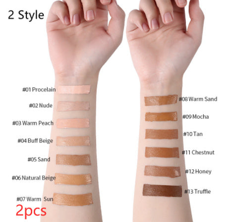 Flawless Coverage Liquid Foundation: 2-in-1 Foundation & Concealer