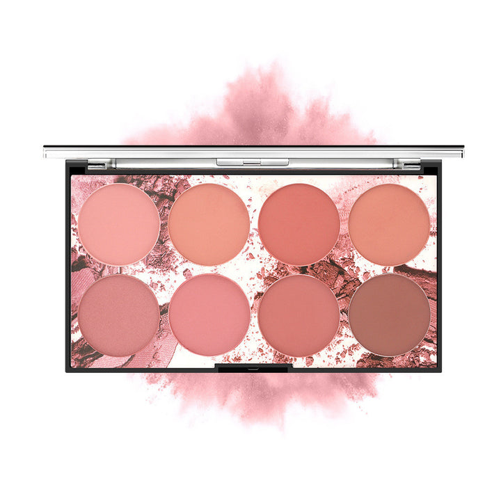 Miss Rose Eight-Color Sun Red Blush Palette