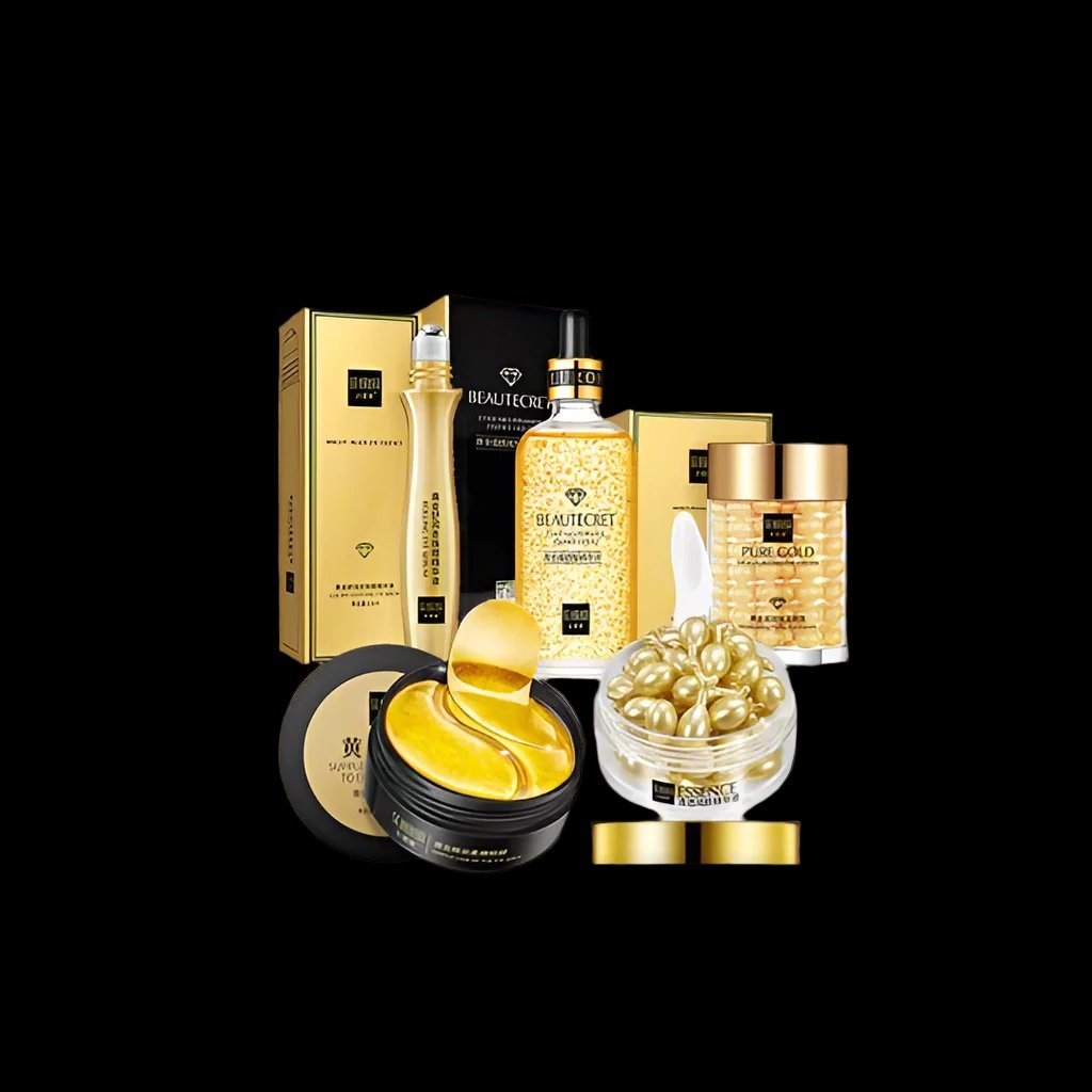 24K Gold Firming & Moisturizing Eye Contour Care Set